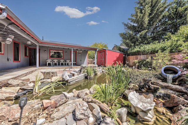 5132 S Council Bluffs Way, Boise, ID 83716 - view of yard featuring a garden pond