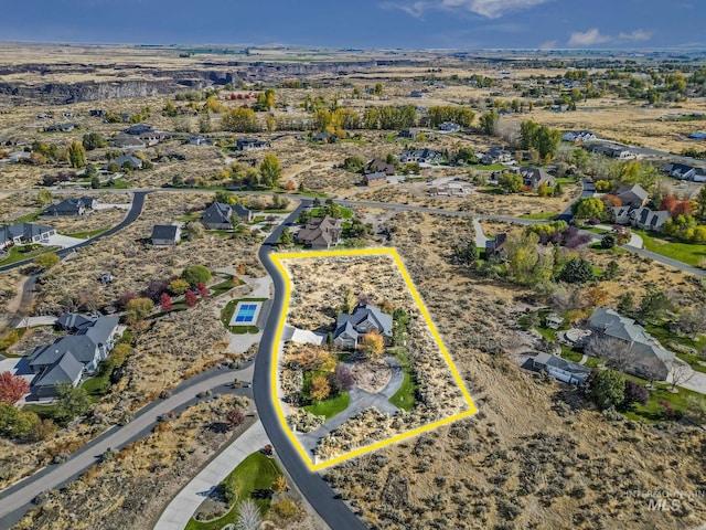 3408 Ridgeline Dr, Kimberly, ID 83341 - drone / aerial view featuring a residential view