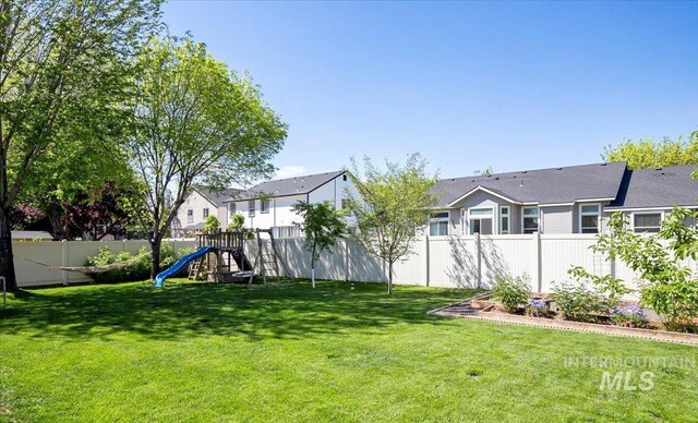 4226 E Tahiti St, Meridian, ID 83646 - view of yard featuring a playground