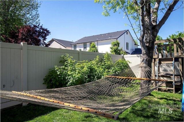 4226 E Tahiti St, Meridian, ID 83646 - view of yard with fence