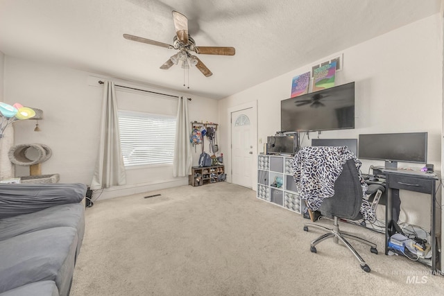 538 N 6th St, Payette, ID 83661 - carpeted home office with ceiling fan