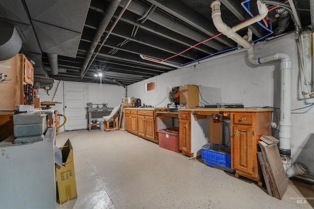 1924 Cleveland Blvd, Caldwell, ID 83605 - unfinished basement with a workshop area