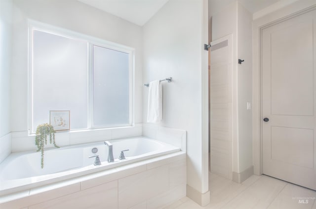2649 E Mardia St, Meridian, ID 83642 - full bath featuring a garden tub and tile patterned floors