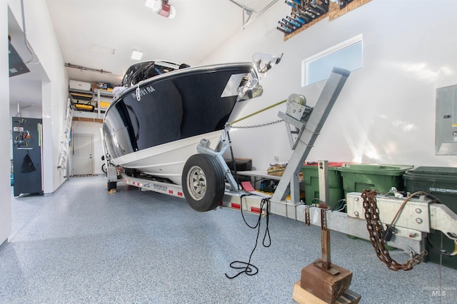 2649 E Mardia St, Meridian, ID 83642 - garage with electric panel and a garage door opener