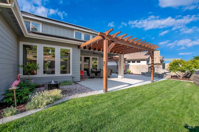 2649 E Mardia St, Meridian, ID 83642 - view of patio with a pergola