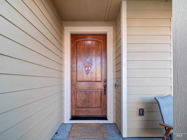 view of entrance to property