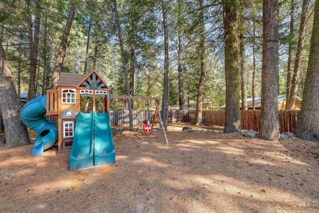 305 Gabi Ln, Mccall, ID 83638 - view of jungle gym with fence