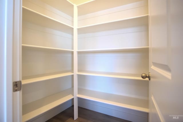 view of pantry
