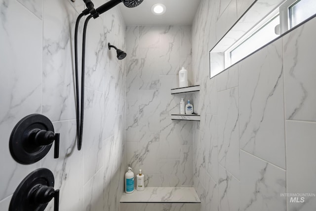 4064 China Ridge Dr, Kimberly, ID 83341 - bathroom with a marble finish shower