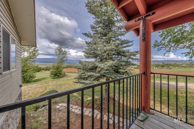 2445 Orchard Rd, Council, ID 83612 - balcony with a rural view