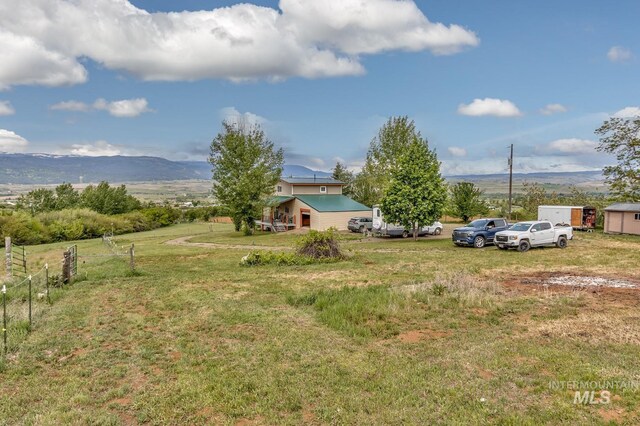 2445 Orchard Rd, Council, ID 83612 - view of yard with a mountain view and a view of countryside