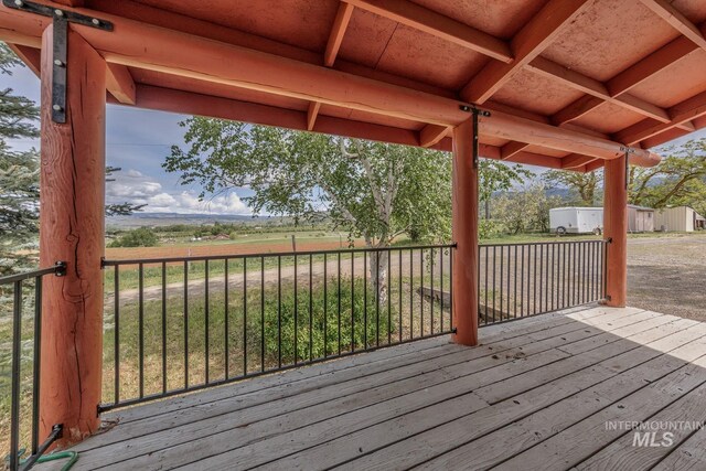 2445 Orchard Rd, Council, ID 83612 - view of deck