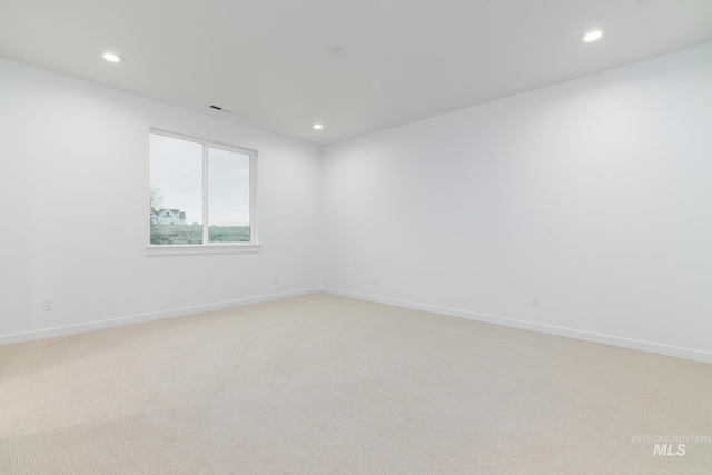 1832 W Blue Lightning St, Middleton, ID 83644 - spare room featuring recessed lighting and light carpet