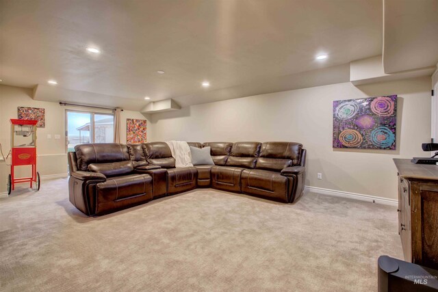 3330 E 4050 N, Twin Falls, ID 83301 - living room with recessed lighting, baseboards, and carpet floors