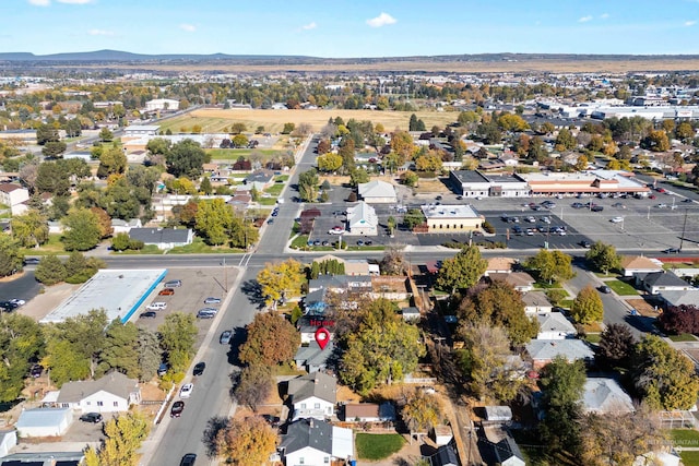 aerial view featuring a mountain view