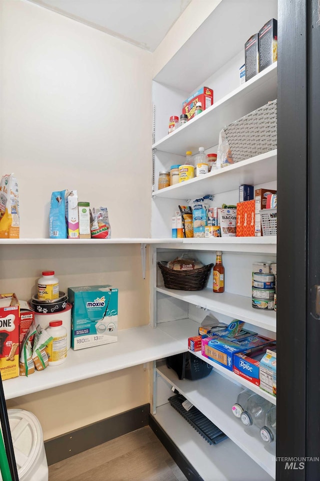 view of pantry