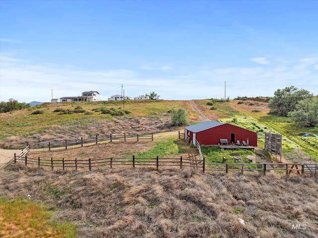 8662 State Highway 78, Marsing, ID 83639 - view of yard featuring an outbuilding, a view of countryside, and fence