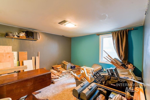 1021 E 5th St, Moscow, ID 83843 - misc room with carpet flooring
