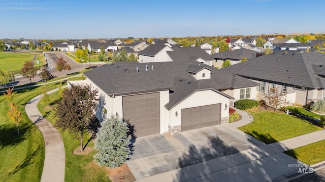 birds eye view of property featuring a residential view