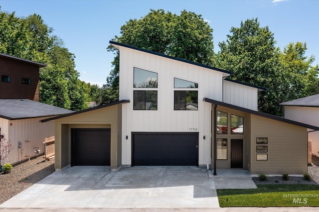 1796 S Eagleson Rd, Boise, ID 83705 - modern home featuring driveway and an attached garage