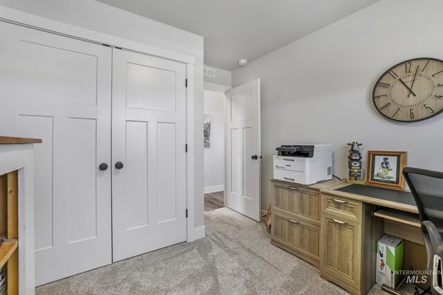 1317 Kyla Ct, Jerome, ID 83338 - office featuring light colored carpet and baseboards