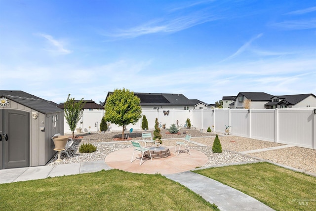 847 Bridget St, Twin Falls, ID 83301 - view of yard featuring a patio area and a residential view
