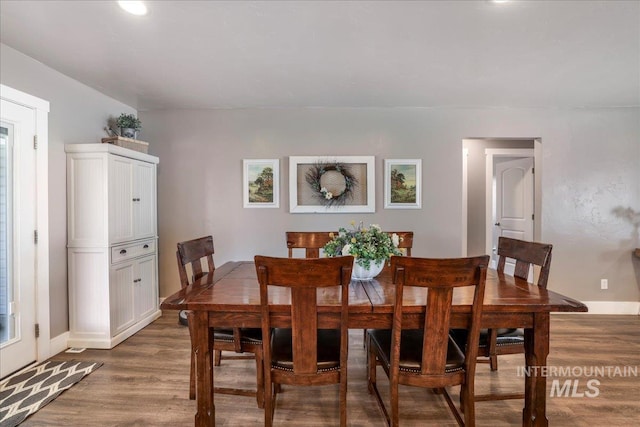 4076 N 3446 E, Kimberly, ID 83341 - dining area with wood finished floors and baseboards