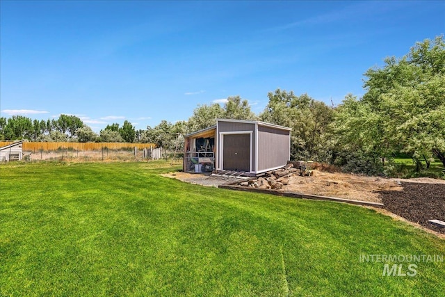 4076 N 3446 E, Kimberly, ID 83341 - view of yard featuring a shed