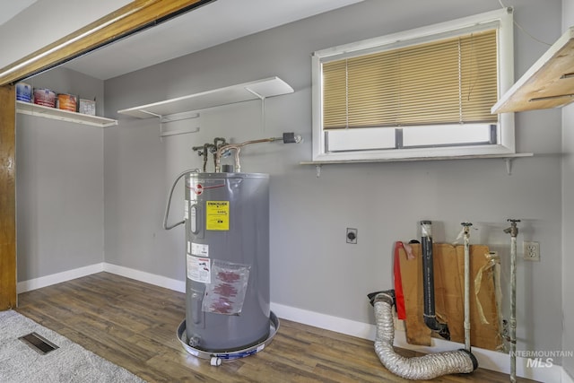 620 Monte Vista Dr, Twin Falls, ID 83301 - utility room with electric water heater and visible vents