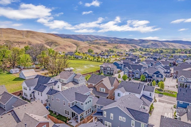 2959 S Shady Ln, Boise, ID 83716 - aerial perspective of suburban area featuring a mountainous background