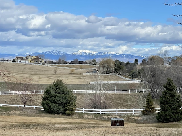 11950 W Lanktree Gulch Rd, Star, ID 83669 - view of yard with a view of countryside and a mountain view