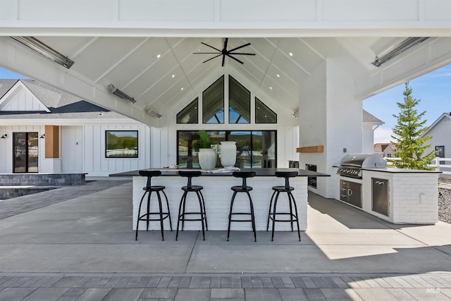 11950 W Lanktree Gulch Rd, Star, ID 83669 - view of patio / terrace featuring an outdoor kitchen