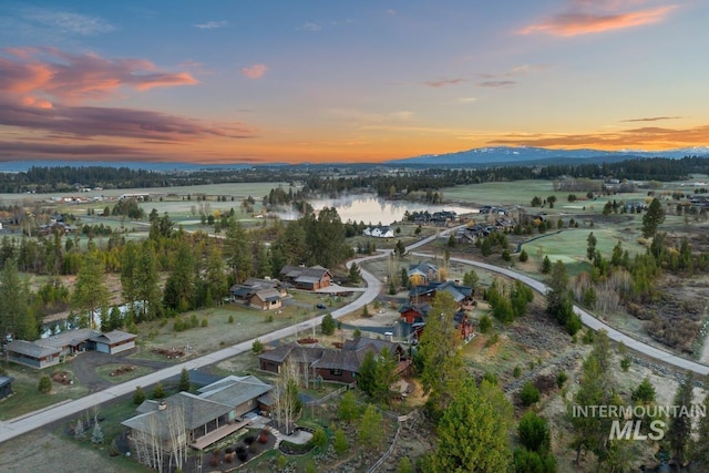 212 Ferguson Way, Mccall, ID 83638 - aerial view at dusk of a water and mountain view