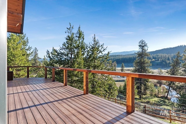 212 Ferguson Way, Mccall, ID 83638 - deck with a mountain view