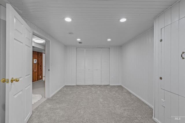600 18th Ave, Lewiston, ID 83501 - unfurnished bedroom with carpet floors, recessed lighting, and a closet