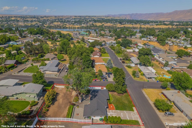 600 18th Ave, Lewiston, ID 83501 - aerial view of residential area with a water and mountain view