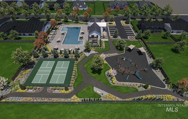 TBD N Wonder Ave The Fernwood, Unit The Fernwood, Meridian, ID 83646 - bird's eye view of a pool area