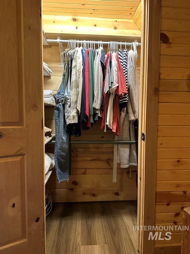 view of closet