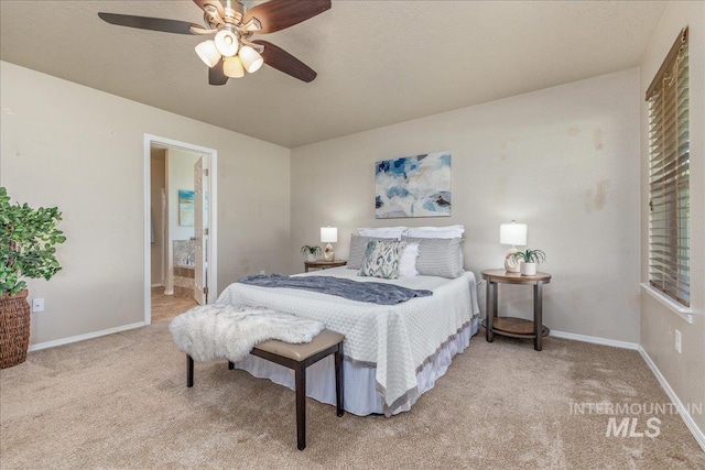 4665 N Beaham Ave, Meridian, ID 83646 - bedroom with carpet, baseboards, and ensuite bath