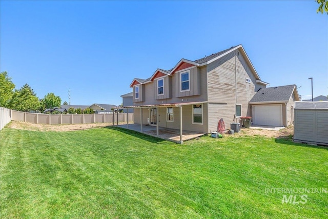 4665 N Beaham Ave, Meridian, ID 83646 - back of house with a patio area and cooling unit
