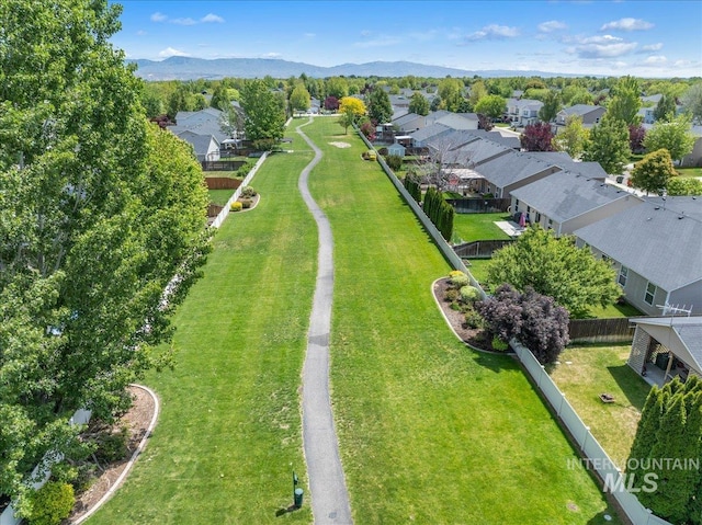4665 N Beaham Ave, Meridian, ID 83646 - aerial view of residential area with mountains