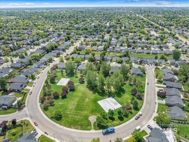 4665 N Beaham Ave, Meridian, ID 83646 - aerial view of property and surrounding area with nearby suburban area