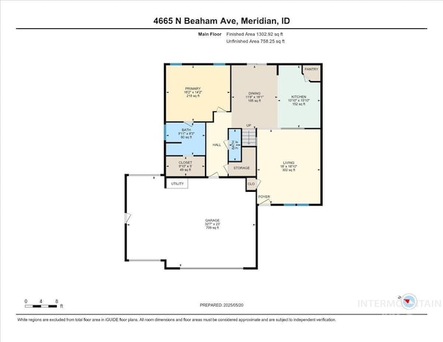 4665 N Beaham Ave, Meridian, ID 83646 - room layout