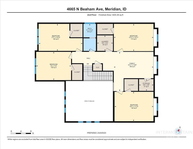 4665 N Beaham Ave, Meridian, ID 83646 - floor plan / room layout
