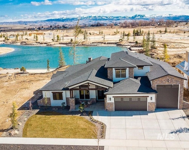 3426 N Hardwick Ave, Eagle, ID 83616 - view of subject property with a water and mountain view