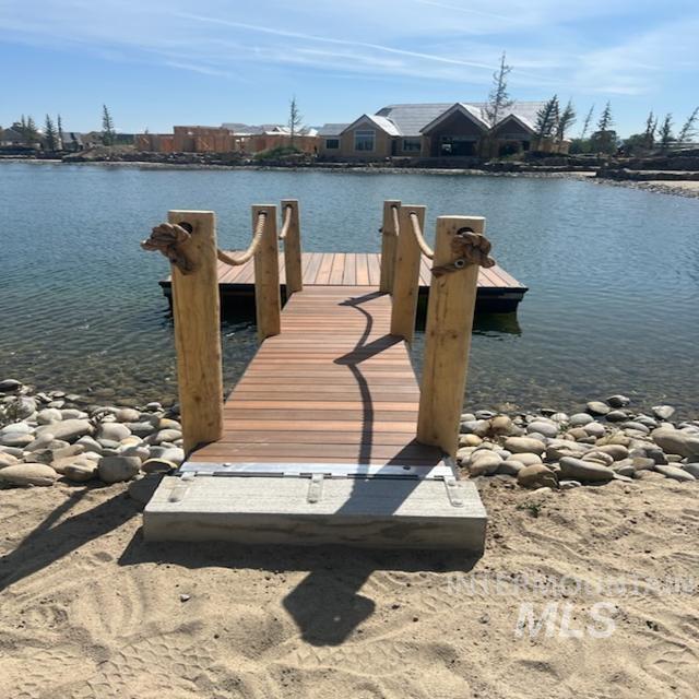 3426 N Hardwick Ave, Eagle, ID 83616 - dock area with a water view