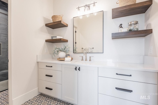 3426 N Hardwick Ave, Eagle, ID 83616 - bathroom featuring vanity and tile patterned floors