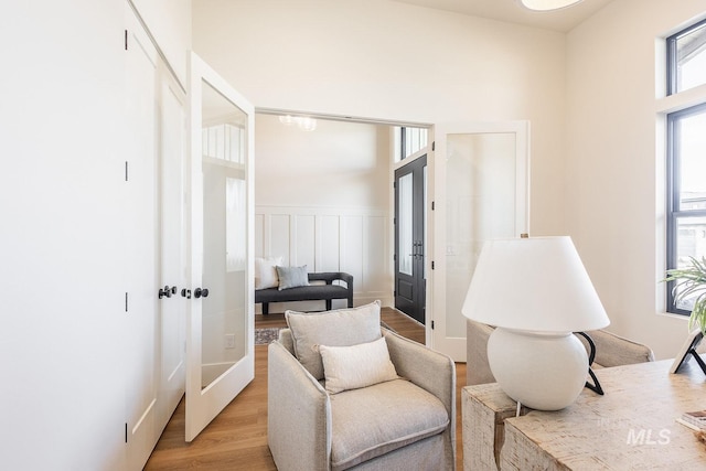 3426 N Hardwick Ave, Eagle, ID 83616 - sitting room with light wood finished floors
