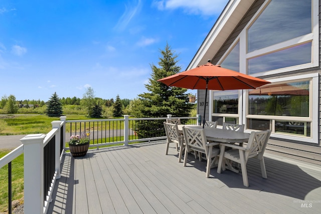 1017 Potts Dr, Mccall, ID 83638 - deck featuring outdoor dining space