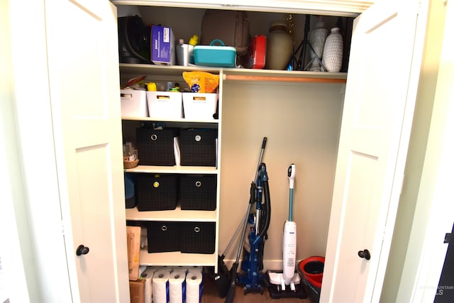 view of closet